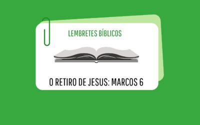 Lembretes Bíblicos | O retiro de Jesus: salmo 6