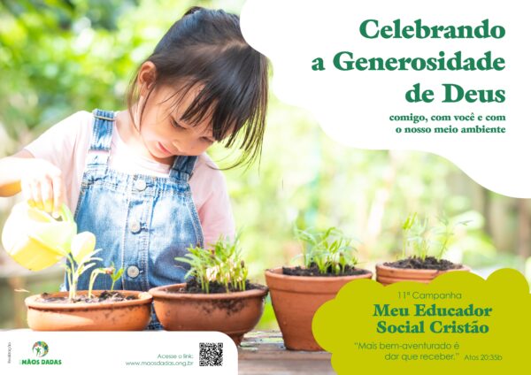 Cartaz Meu Educador Social Cristão 2025