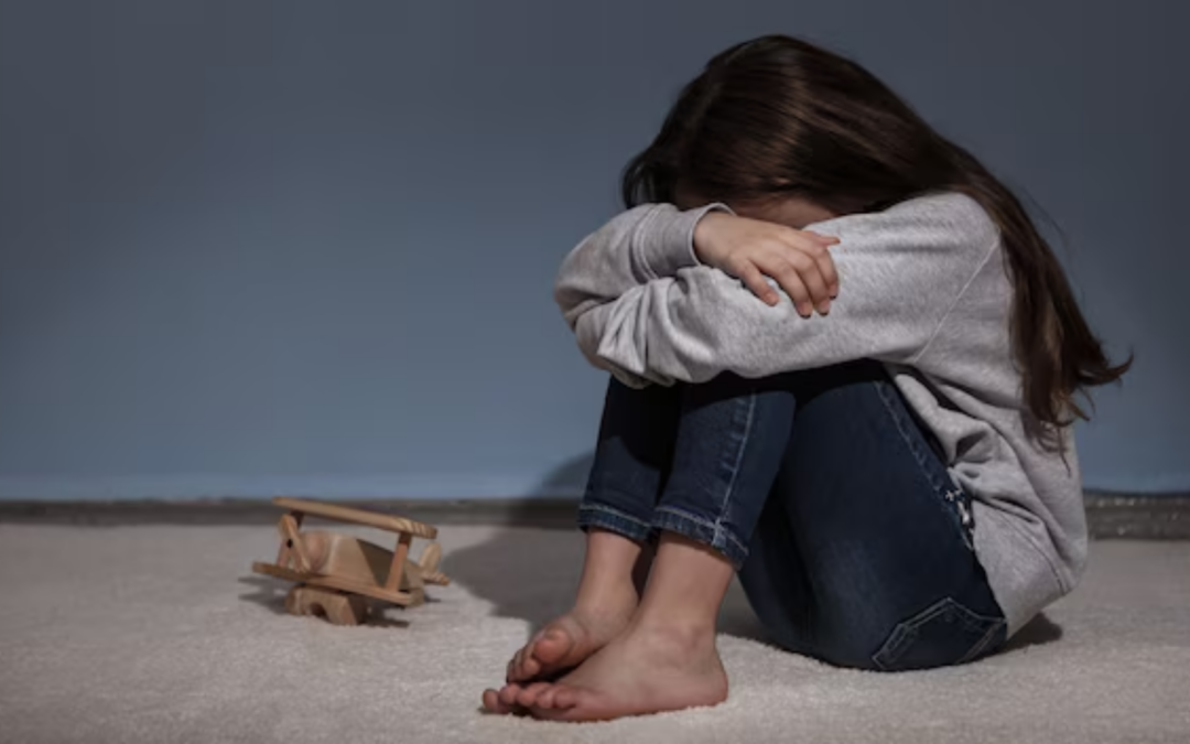 A criança que está em um processo difícil